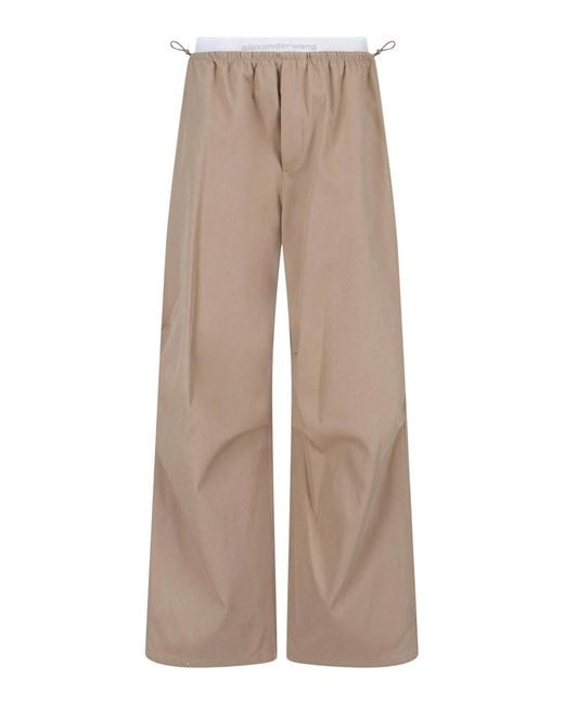 Alexander Wang Natural Cotton Trousers