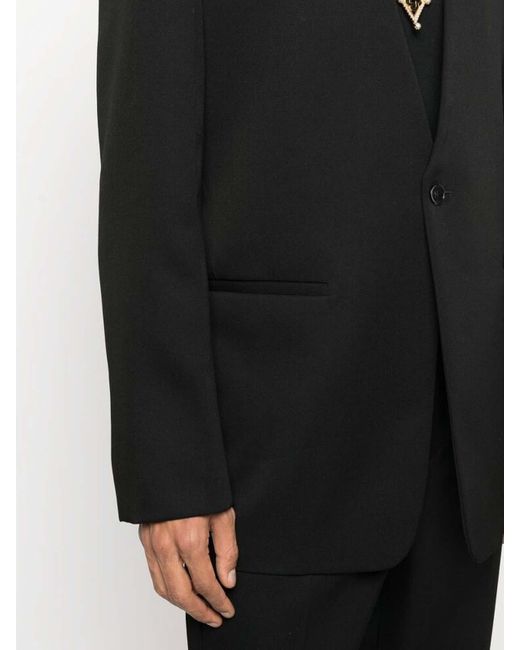 Jil Sander Black Tailored Wool-Blend Suit Set for men