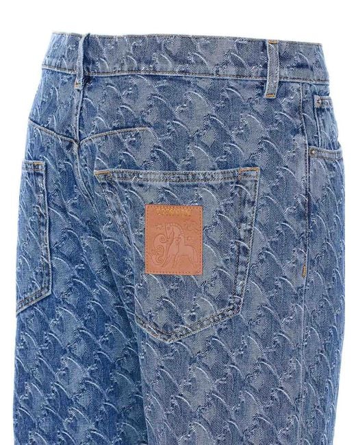 Lanvin Blue Denim Jeans for men