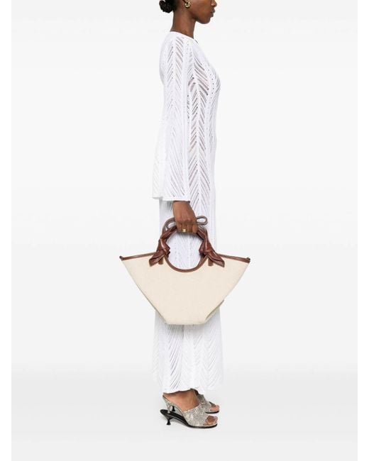 Hereu Natural Fonol Small Canvas Tote