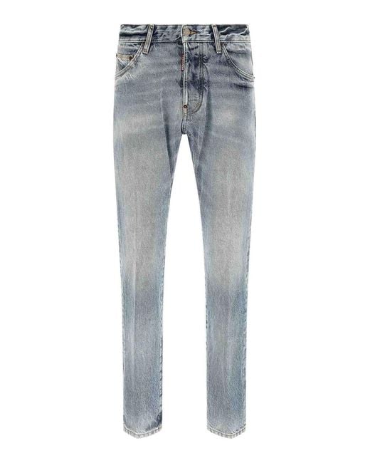 DSquared² Blue Teddy Jeans for men