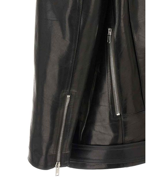 Rick Owens Black Jumbo Bauhaus Stooges Jacket for men