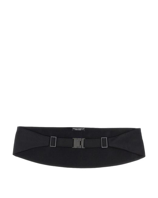 Dolce & Gabbana Gray Satin Bel