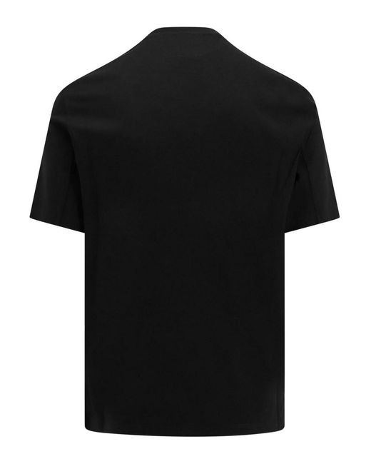 Brunello Cucinelli Black Cotton T-Shirt for men
