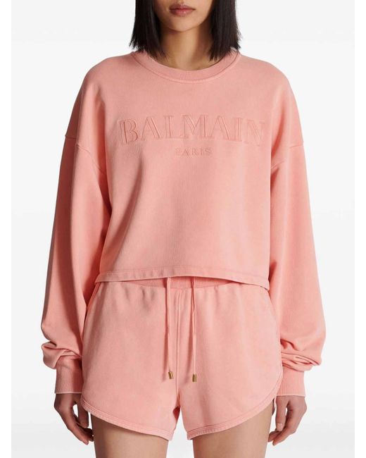 Balmain Pink Sweaters
