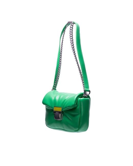 MSGM Green Click Bag Cross Body for men