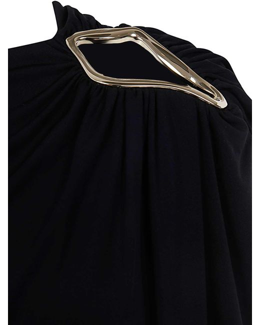 Lanvin Black Midi Dresses