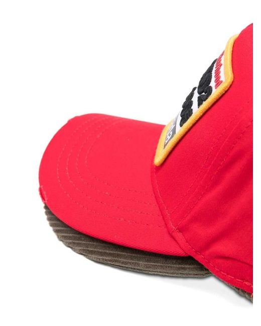 DSquared² Pink Logo Baseball Cap