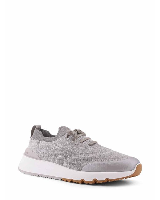 Brunello Cucinelli Metallic Runners for men