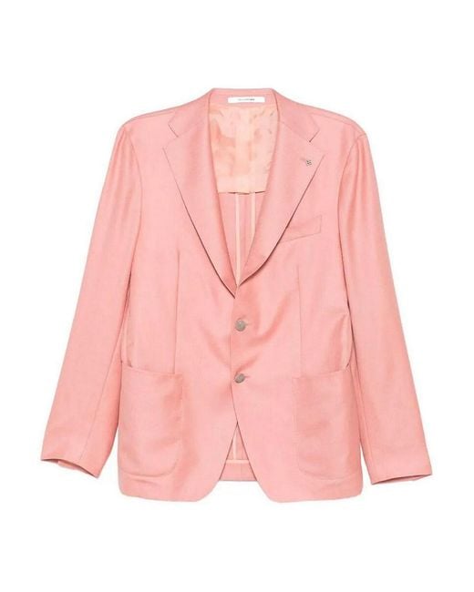 Tagliatore Pink 'Vesuvio' Jacket for men