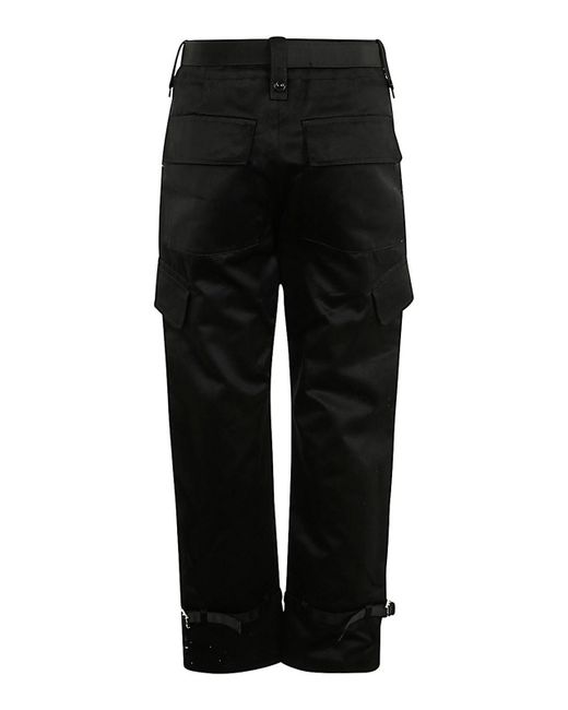 Sacai Black Cotton Chino Pants