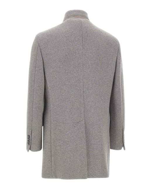 Fay Gray New Duty Coat Grigio for men