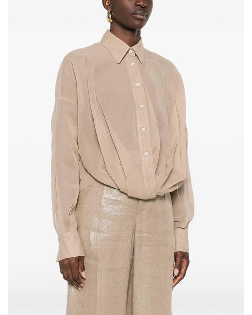 Brunello Cucinelli Natural Classic Shirt
