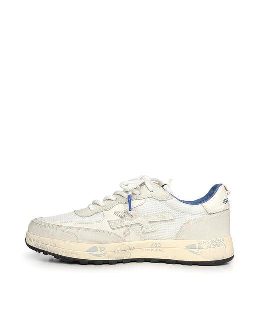 Premiata White Nous 8234 Sneaker for men