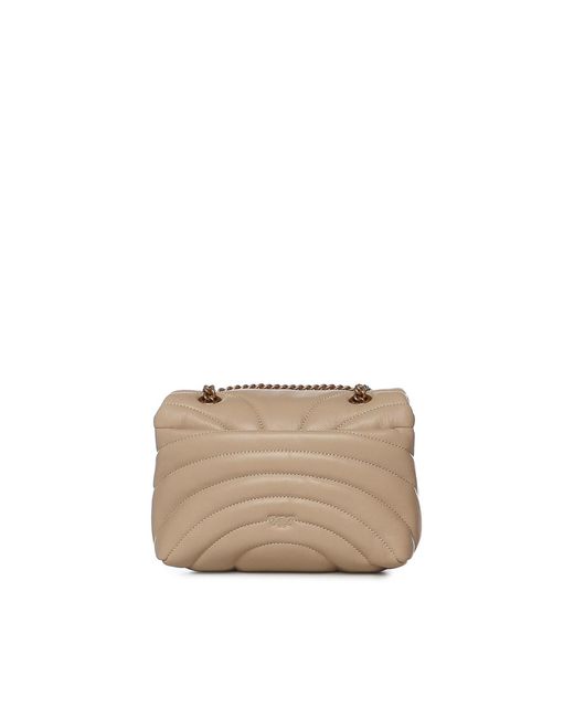 Pinko Natural Love Bag Puff Butterfly Mini Crossbody Bag