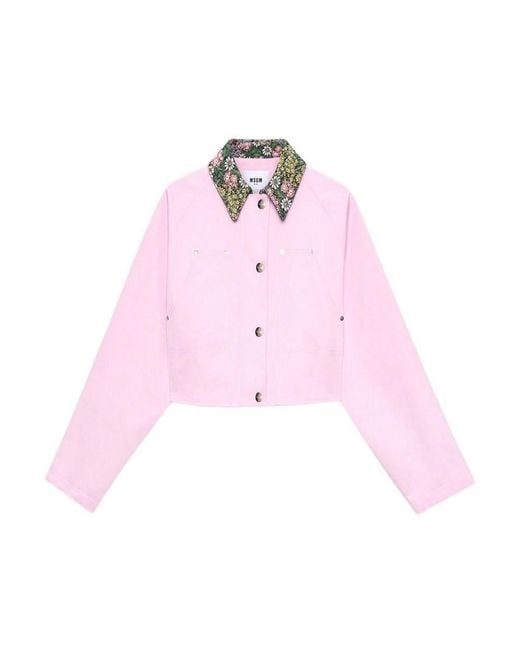 Giacca Rosa di MSGM in Pink