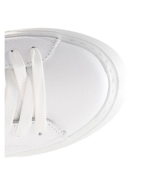 Philippe Model White Sneakers With Heel Tab