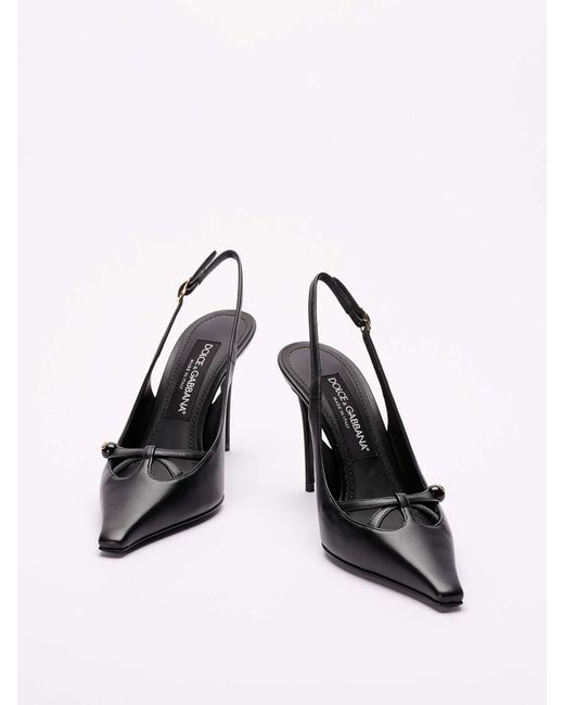 Dolce & Gabbana Black Slingbacks