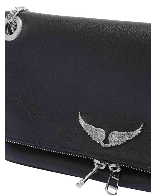 Zadig & Voltaire Black Rock Crossbody Bag