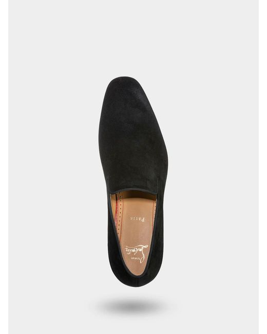 Christian Louboutin Black Dandelion Flat Veau Loafers
