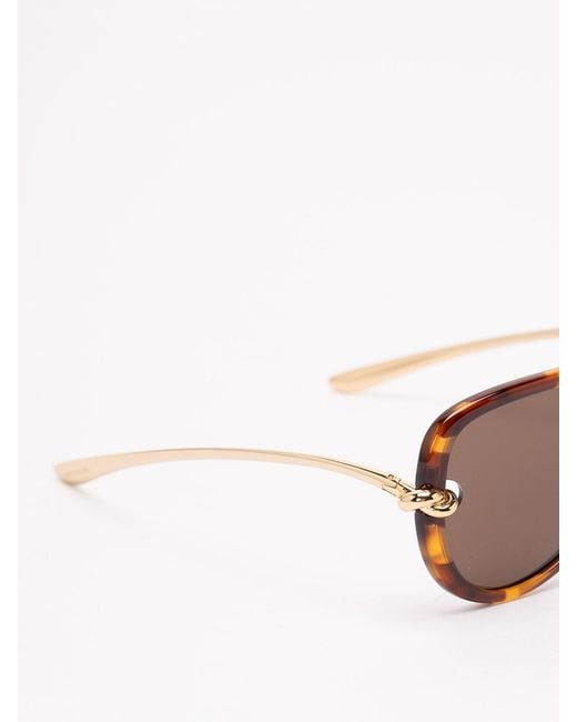 Bottega Veneta Brown Sunglasses