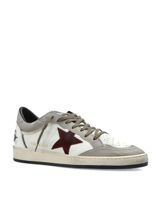 Golden Goose Deluxe Brand White Ball Star Leather Sneakers for men