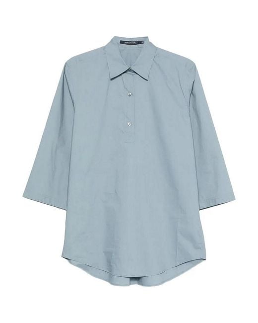 Sofie D'Hoore Blue 3/4 Sleeve Shirt