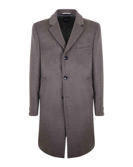 Boss Gray Hugo Coat for men