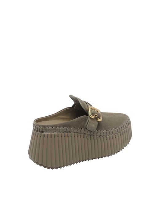 Chloé Brown Nama Wedges