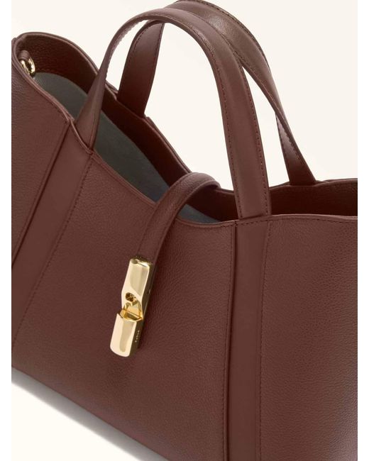 Furla Brown Goccia S Tote Handbag
