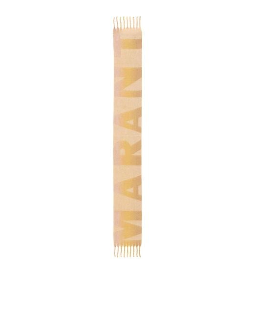 Isabel Marant White Scarf Loliana