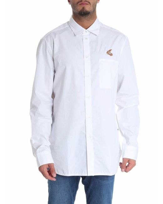 Vivienne Westwood White Shirt With Patch Pocket for men