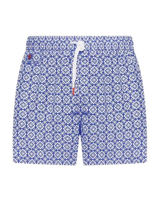 Kiton Blue Swimsuit for men
