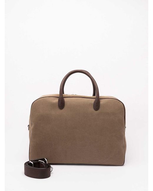 Orciani Brown 'Safari' Holdall for men