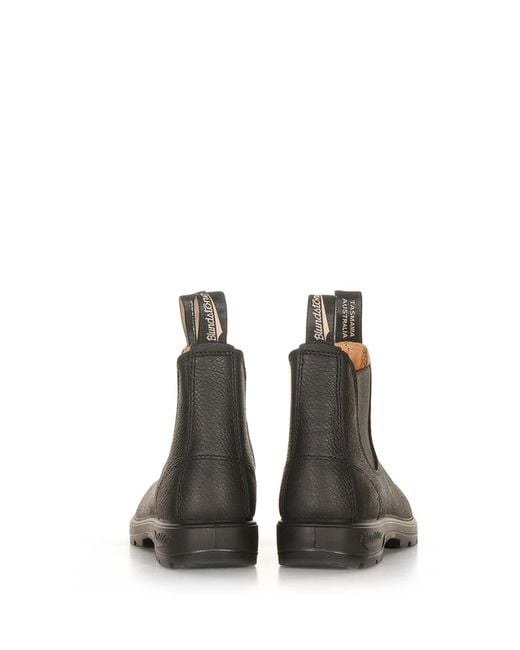 Blundstone Black Leather Ankle Boots for men