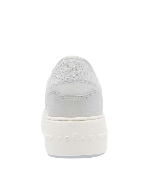 Hogan White Skyscraper Sneakers