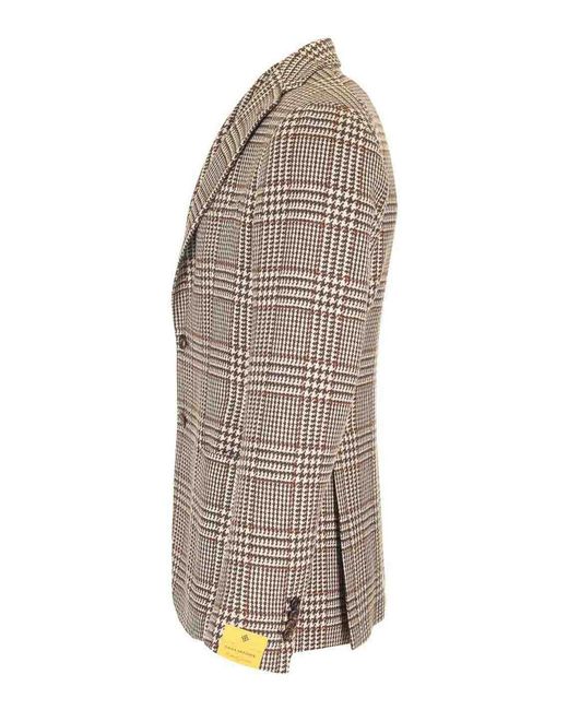 Tagliatore Brown Classic Two-Button Blazer for men