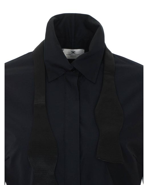 Elisabetta Franchi Blue Shirt