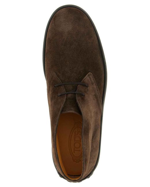 Tod's Brown Winter Ankle Boots for men