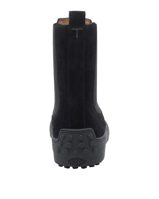 Tod's Black Booties