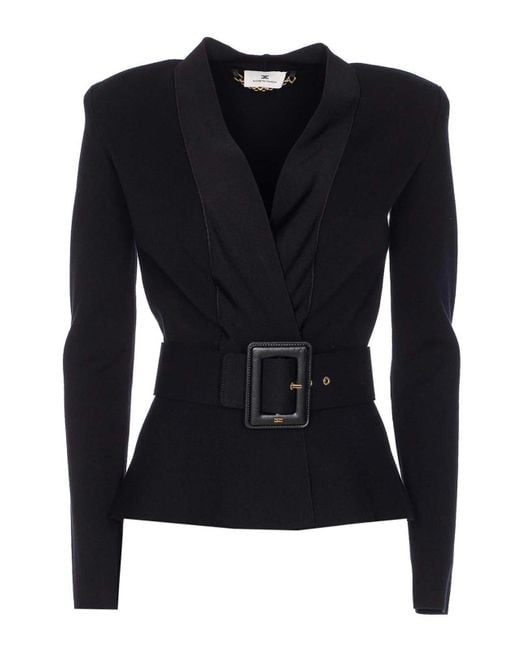 Elisabetta Franchi Black Jacket