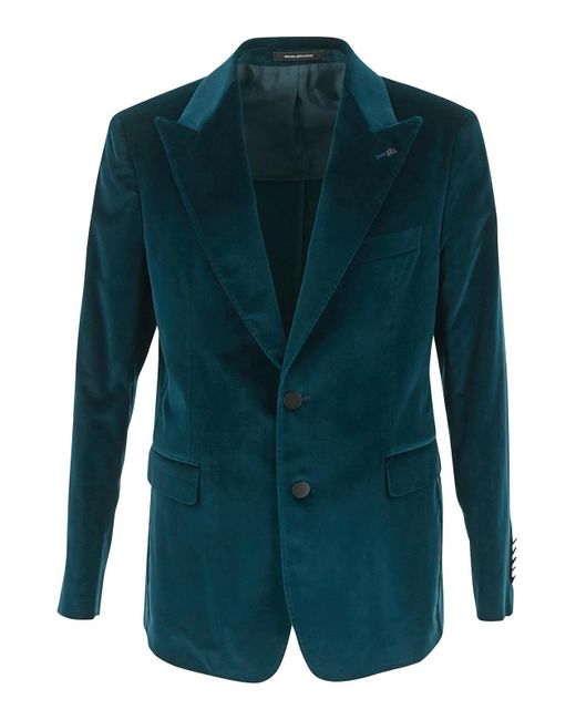 Tagliatore Green Single Breasted Jacket for men