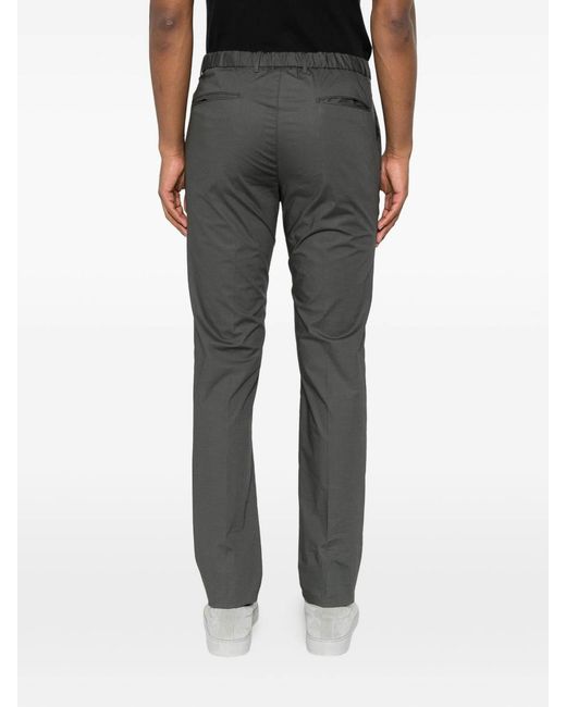 Incotex Gray Pants With An Elestico for men