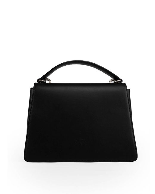 Pinko Black Classic Love One Top Handle Light Simply Bag