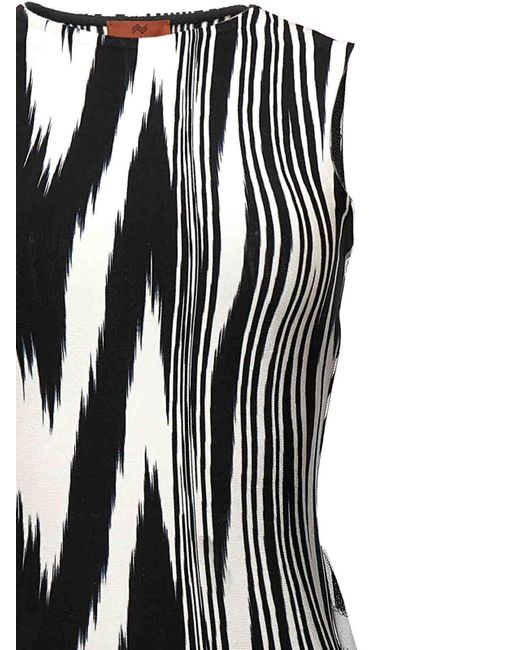 Missoni White Tray Patterned Bodysuit