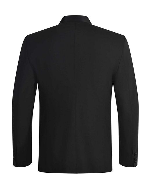 Emporio Armani Black Jacket Wool for men