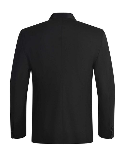 Emporio Armani Black Jacket Wool for men