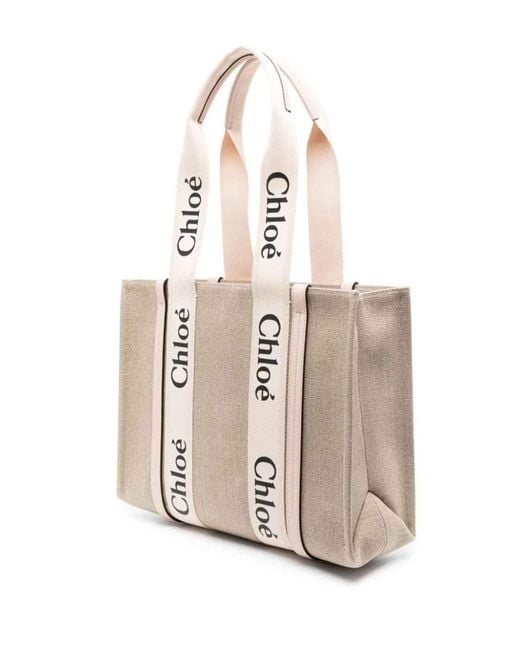 Chloé Natural Woody Tote M