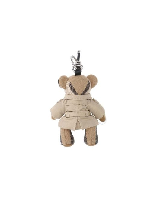 Burberry Metallic Bear Keychain Charm