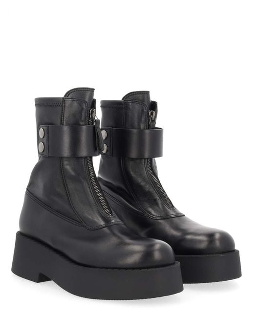 Premiata Black Leather Boot